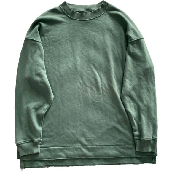 AMERICAN EAGLE Womens' Blue/Green Summer Fleece Sweatshirt Sz S LIKE NEW - Picture 3 of 6